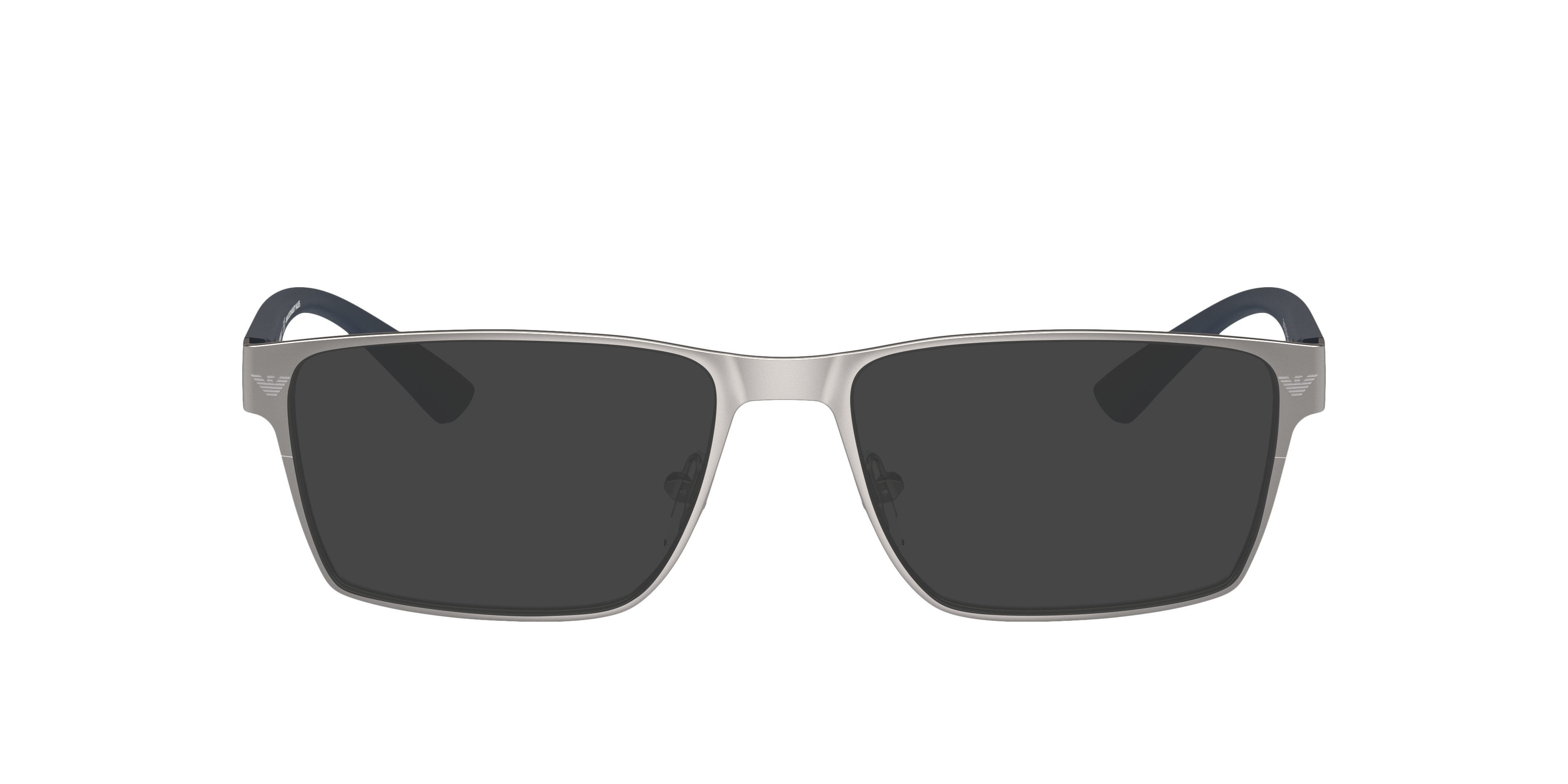EA1157 Matte Gunmetal MetalEyeglass Frames for Glasses Direct, with Tinted Lenses
