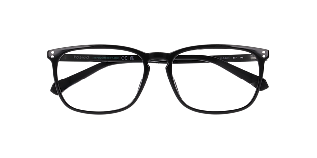 PLD D553 Black PlasticEyeglass Frames for Glasses Direct, Closed View
