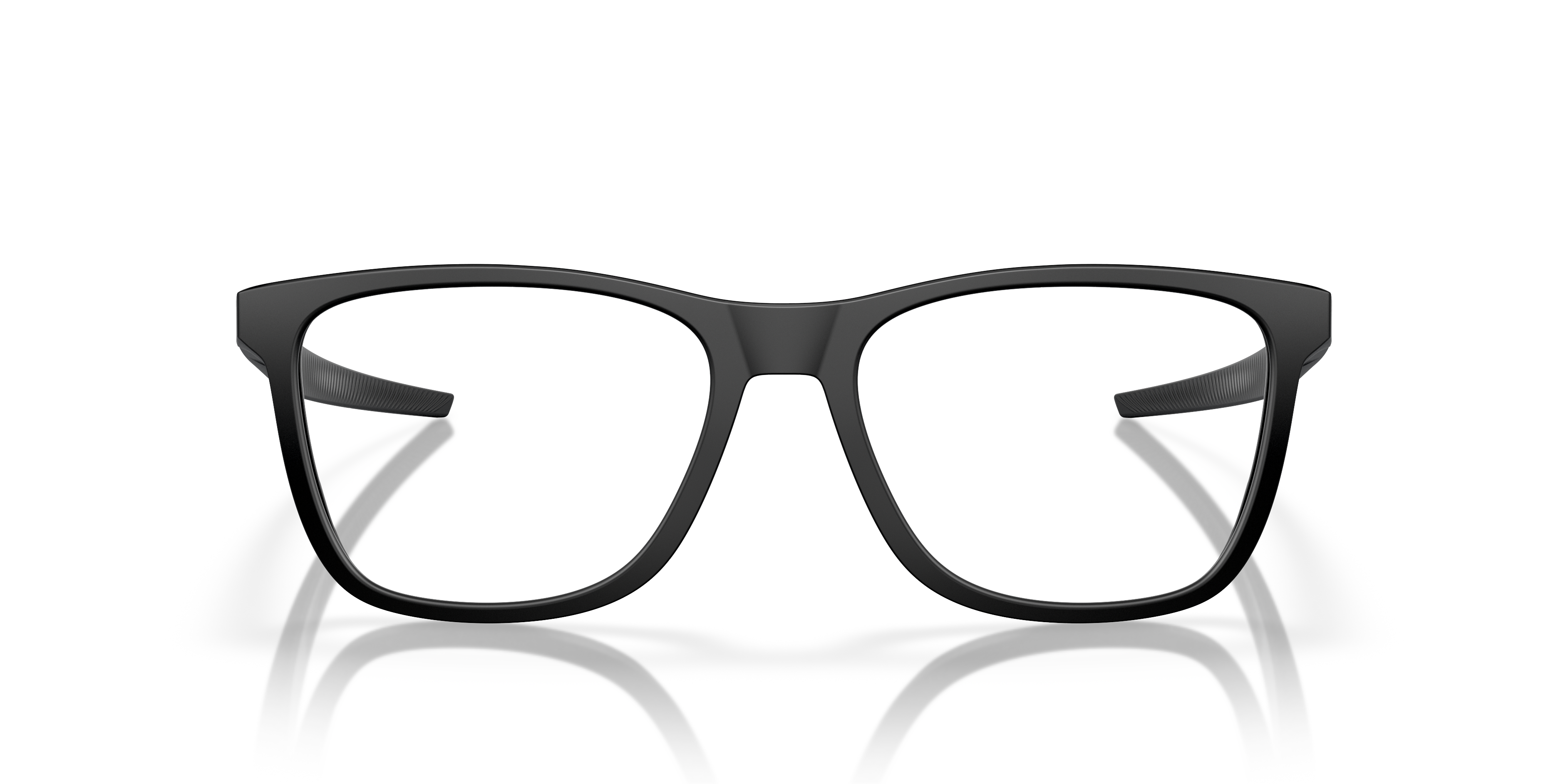 Centerboard Satin Black PlasticSunglass Frames for Glasses Direct, Front View