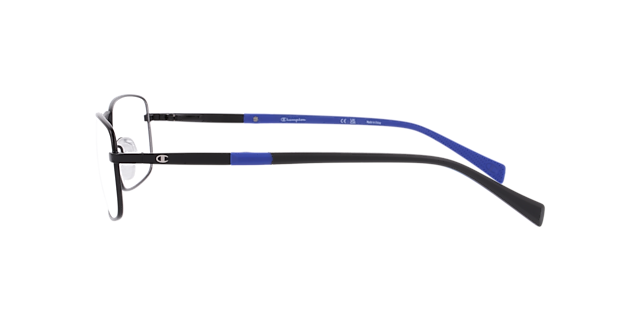 Cu4011 Black MetalEyeglass Frames for Glasses Direct, Side View