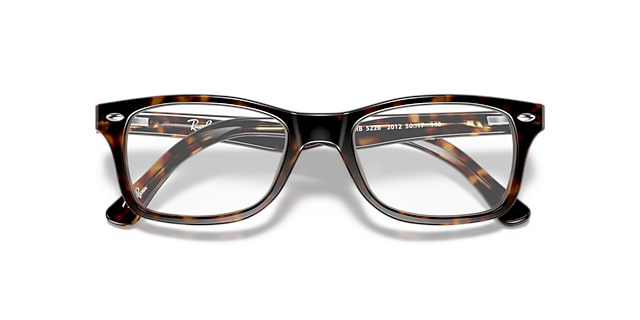 RB5228 Dark Havana AcetateEyeglass Frames for Glasses Direct, Closed View