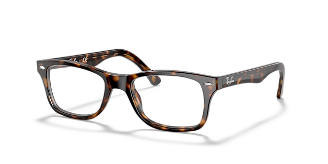 RB5228 Dark Havana AcetateEyeglass Frames for Glasses Direct, Angle View