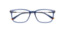 Nb4197 Blue AcetateEyeglass Frames for Glasses Direct, Closed View