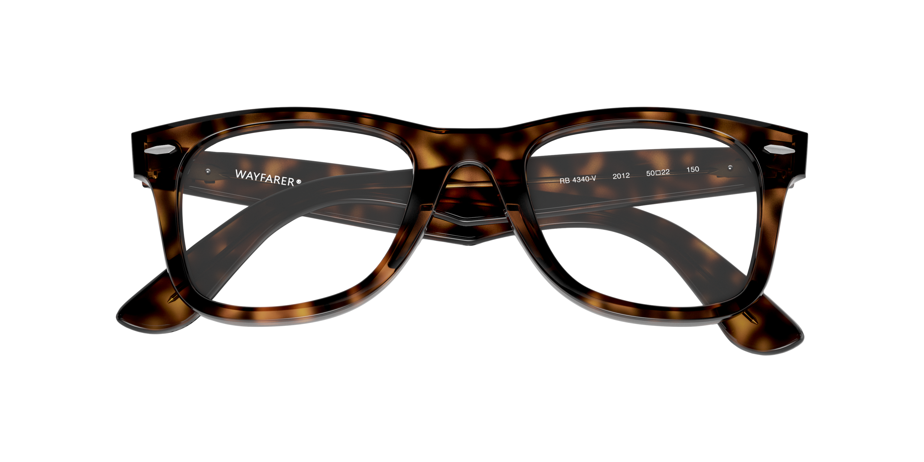 RB4340V Havana PlasticEyeglass Frames for Glasses Direct, Closed View