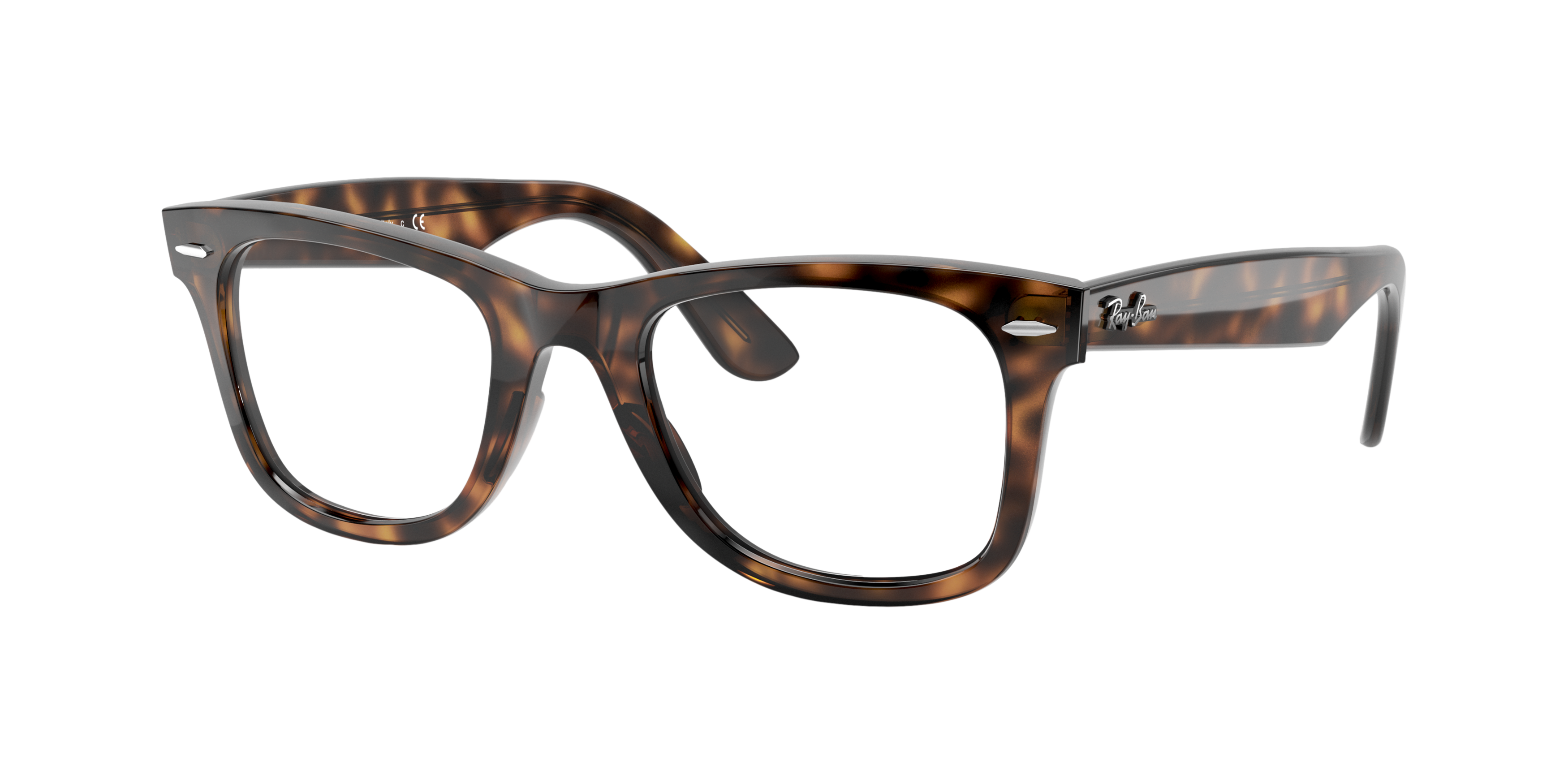 RB4340V Havana PlasticEyeglass Frames for Glasses Direct, Angle View