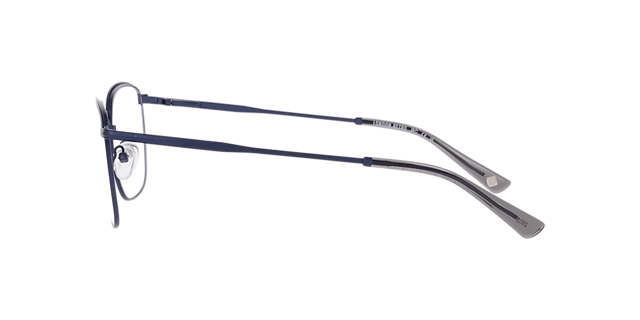 Newington Matte Dark Blue MetalEyeglass Frames for Glasses Direct, Side View