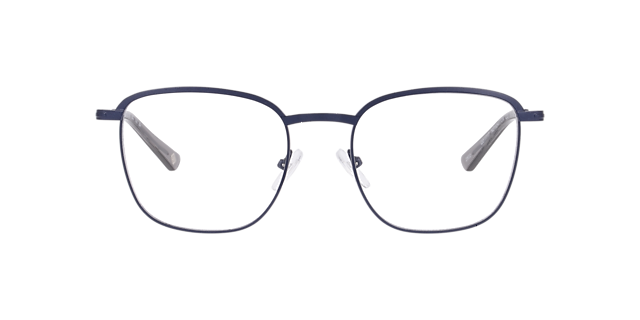 Newington Matte Dark Blue MetalEyeglass Frames for Glasses Direct, Front View