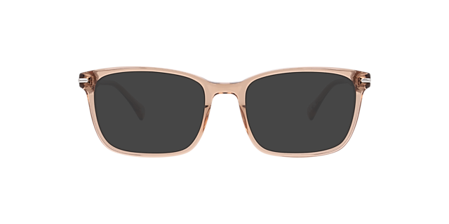 Mayfair Crystal Light Brown AcetateEyeglass Frames for Glasses Direct, with Tinted Lenses