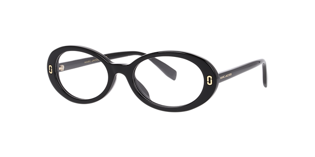 MJ 1132/G Black AcetateEyeglass Frames for Glasses Direct, Angle View