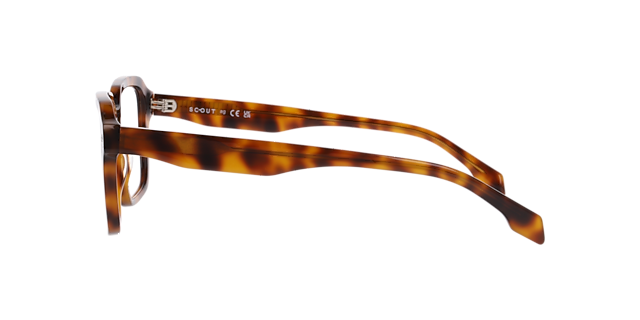 Neo Havana Honey AcetateEyeglass Frames for Glasses Direct, Side View