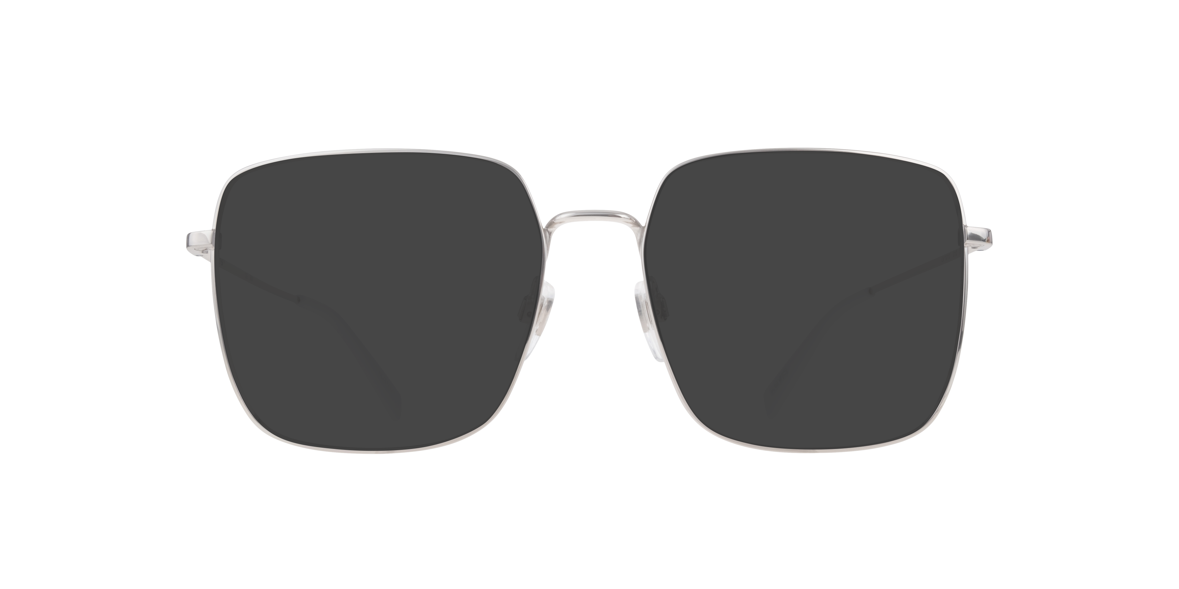 LV 1010 Silver MetalEyeglass Frames for Glasses Direct, with Tinted Lenses
