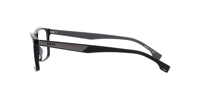 Boss 1768/G Black AcetateEyeglass Frames for Glasses Direct, Side View