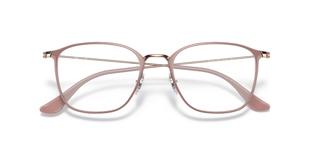RB6466 Beige On Copper MetalEyeglass Frames for Glasses Direct, Closed View