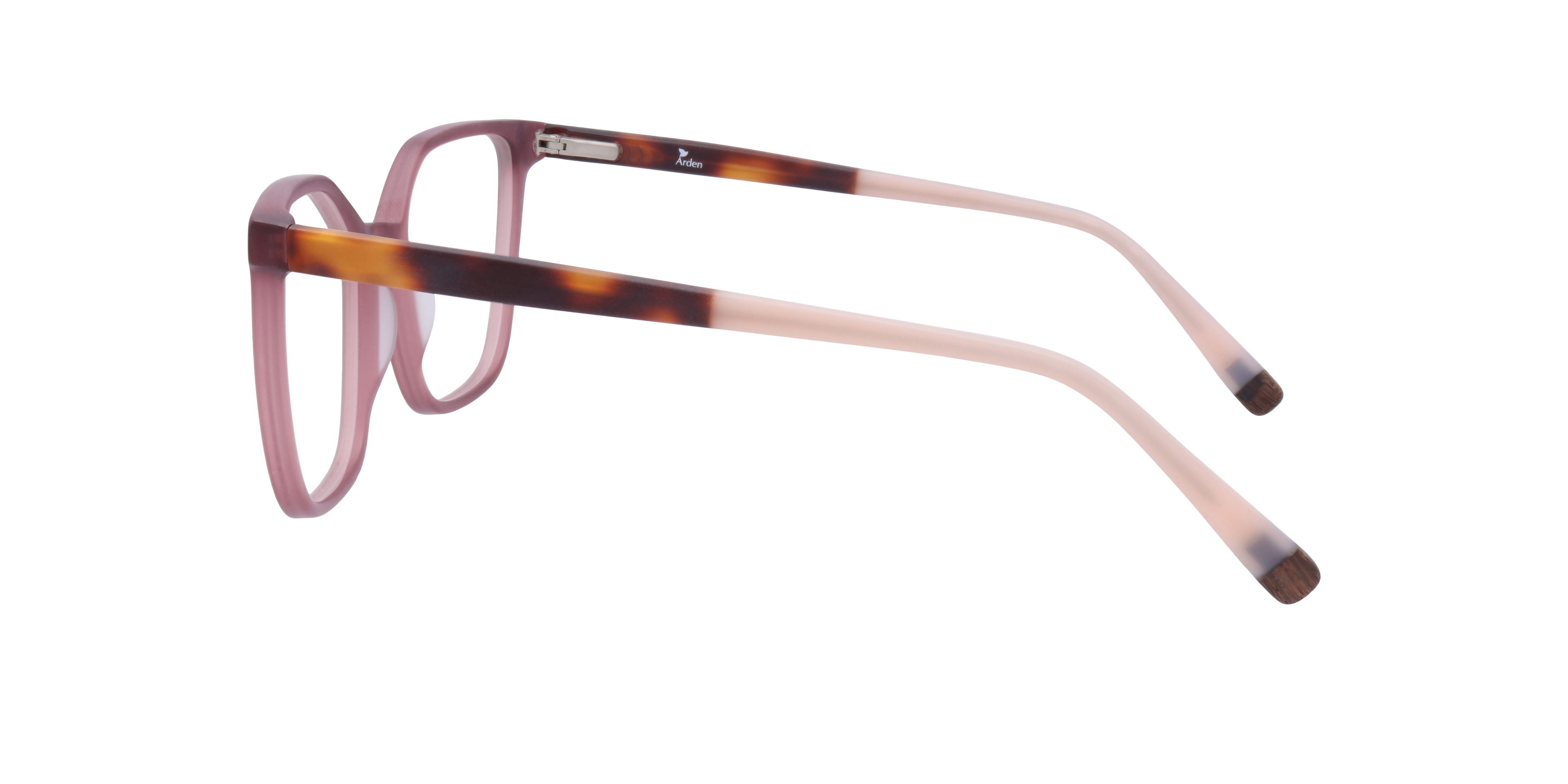 Ivy Matte Rose AcetateEyeglass Frames for Glasses Direct, Side View