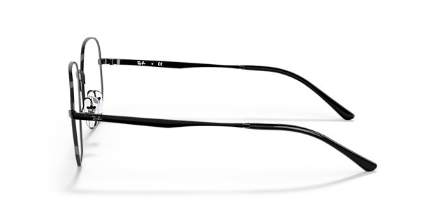 RB3682V Black MetalEyeglass Frames for Glasses Direct, Side View