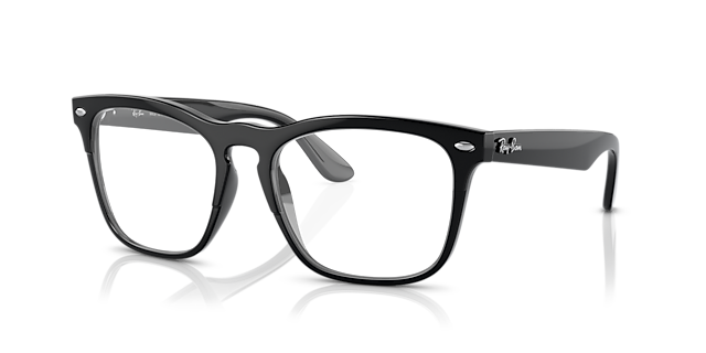 RB4487V Black PlasticEyeglass Frames for Glasses Direct, Angle View