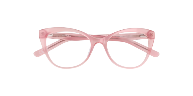 Meredith Pearly Pink AcetateEyeglass Frames for Glasses Direct, Closed View