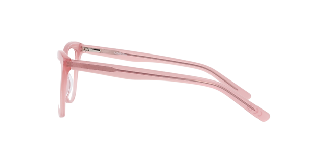 Meredith Pearly Pink AcetateEyeglass Frames for Glasses Direct, Side View