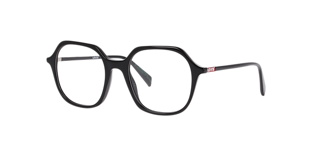 LV 1098 Black AcetateEyeglass Frames for Glasses Direct, Angle View
