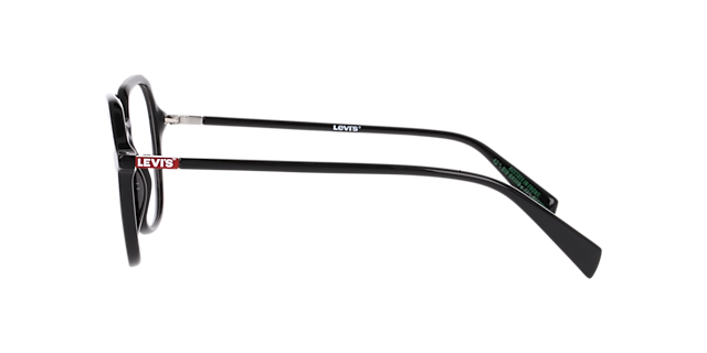 LV 1098 Black AcetateEyeglass Frames for Glasses Direct, Side View