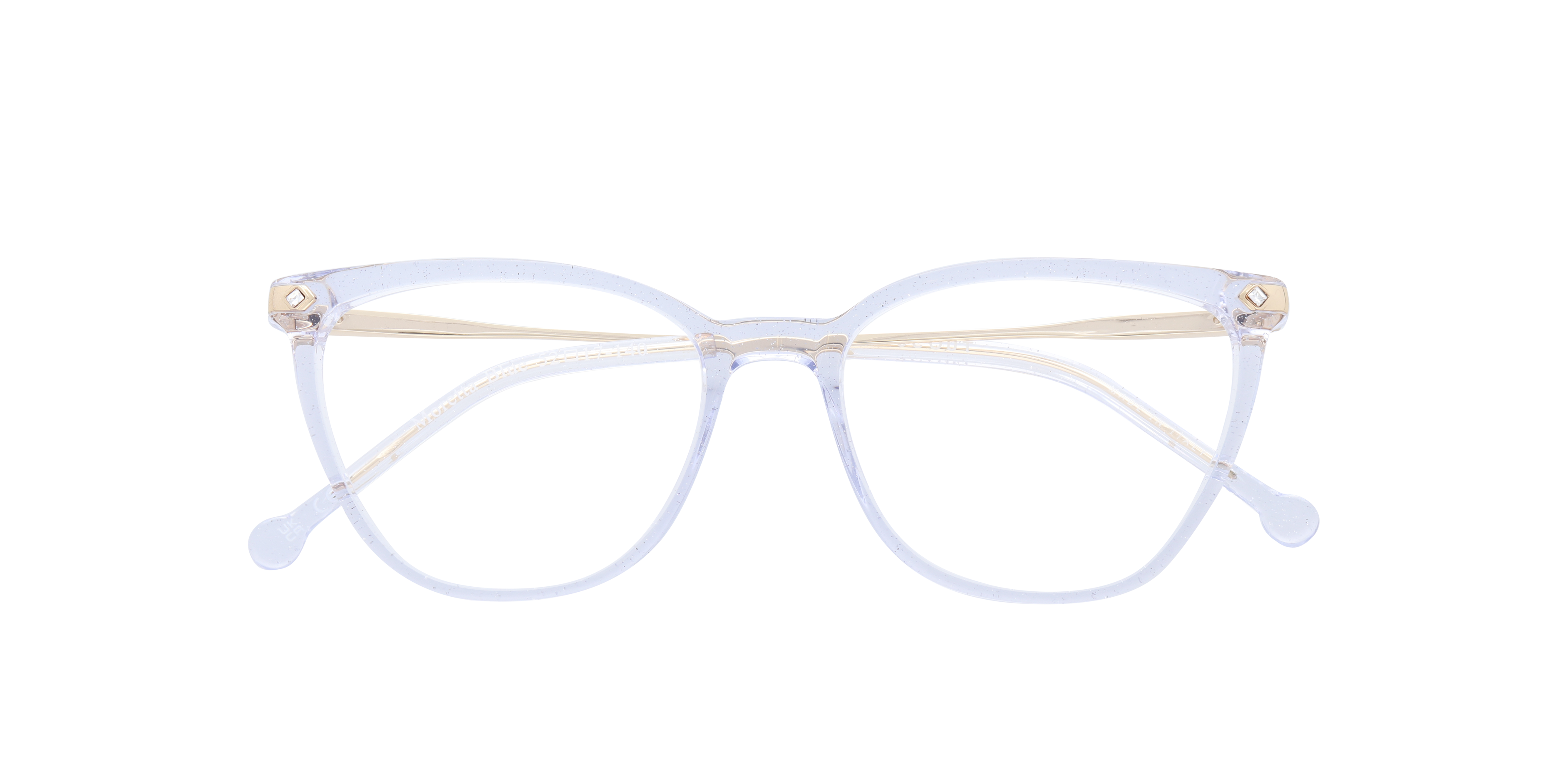 Moretta Blue AcetateEyeglass Frames for Glasses Direct, Closed View