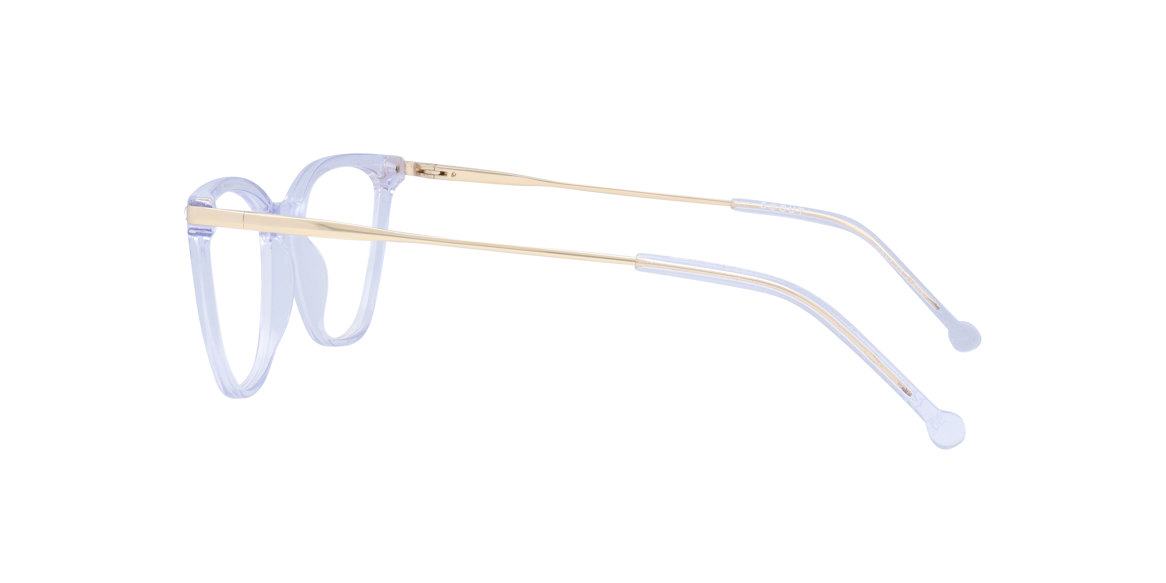 Moretta Blue AcetateEyeglass Frames for Glasses Direct, Side View