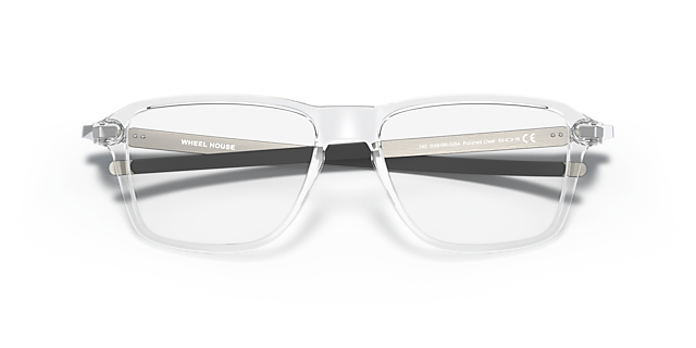 Wheel House Polished Clear PlasticEyeglass Frames for Glasses Direct, Closed View