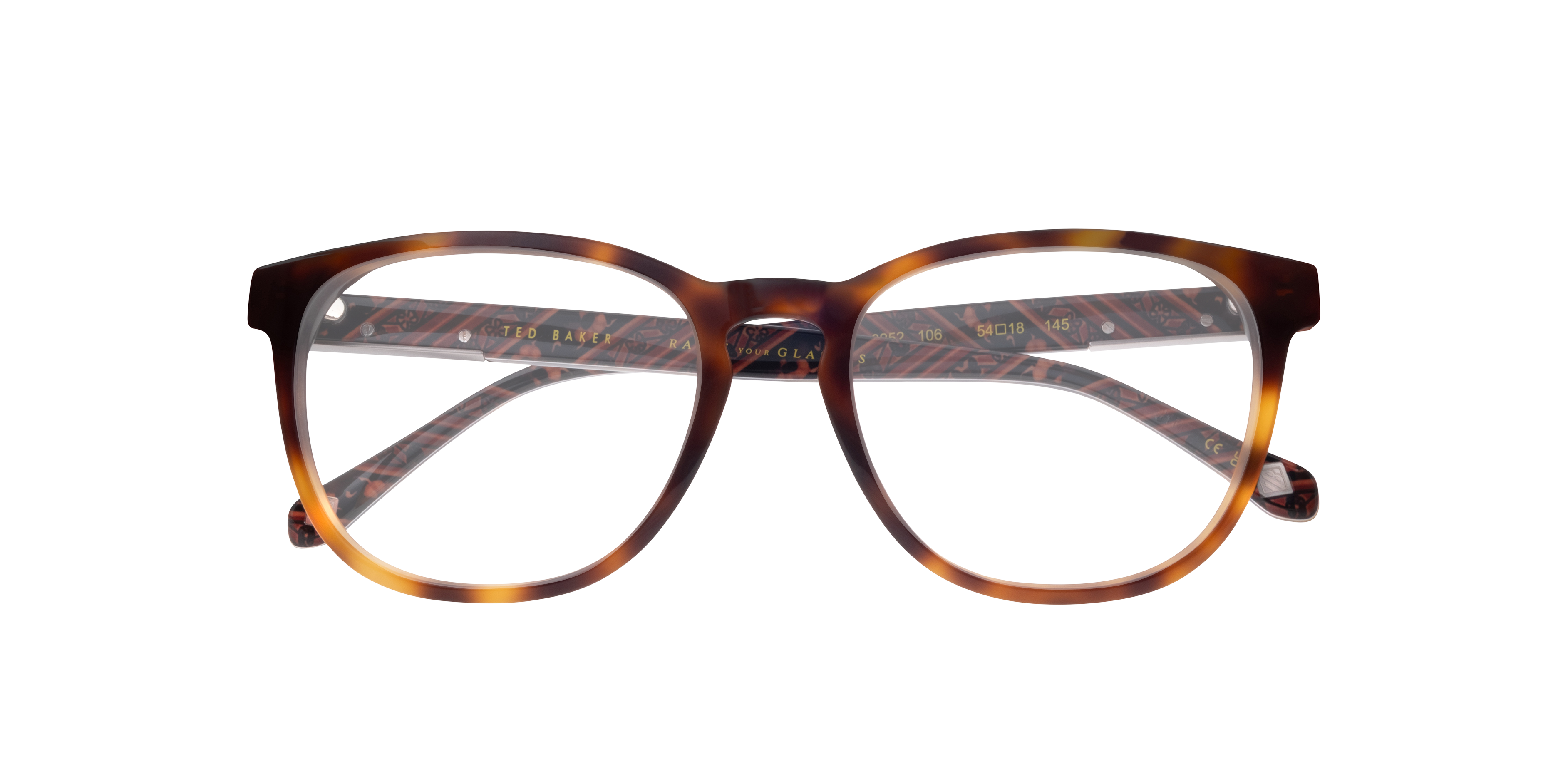 Glasses Direct ™ -TB8252 - Square Blue Frame Glasses For Men
