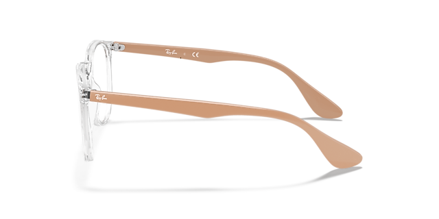 RB7046 Transparent PlasticEyeglass Frames for Glasses Direct, Side View