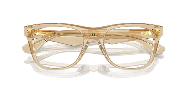 BE2409 Beige AcetateEyeglass Frames for Glasses Direct, Closed View