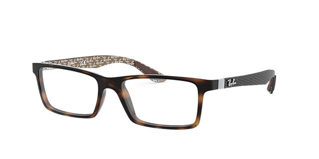 RB8901 Havana PlasticEyeglass Frames for Glasses Direct, Angle View