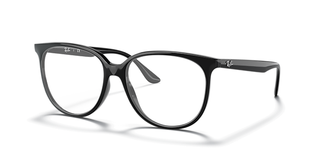 RB4378V Black PlasticEyeglass Frames for Glasses Direct, Angle View