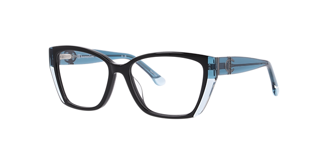 Culook Black AcetateEyeglass Frames for Glasses Direct, Angle View