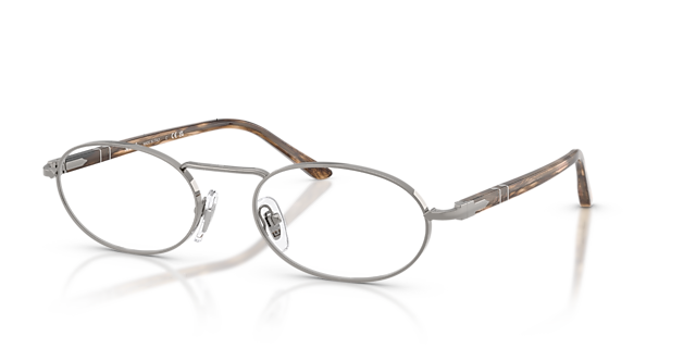 PO1023V Gunmetal MetalEyeglass Frames for Glasses Direct, Angle View