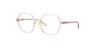 Molly Crystal Nude PlasticEyeglass Frames for Glasses Direct, Angle View