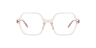 Molly Crystal Nude PlasticEyeglass Frames for Glasses Direct, Front View