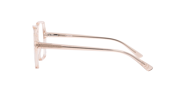 Molly Crystal Nude PlasticEyeglass Frames for Glasses Direct, Side View
