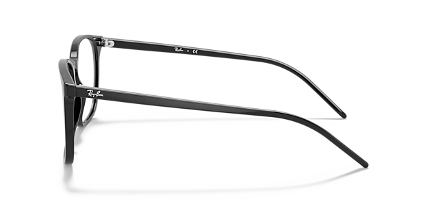 RB5387 Optics Black AcetateEyeglass Frames for Glasses Direct, Side View