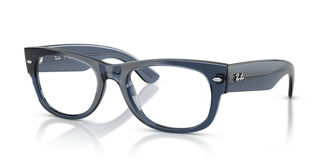 RB0832V Dark Blue PlasticEyeglass Frames for Glasses Direct, Angle View