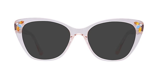 Gigi Crystal Nude AcetateEyeglass Frames for Glasses Direct, with Tinted Lenses