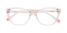 Gigi Crystal Nude AcetateEyeglass Frames for Glasses Direct, Closed View