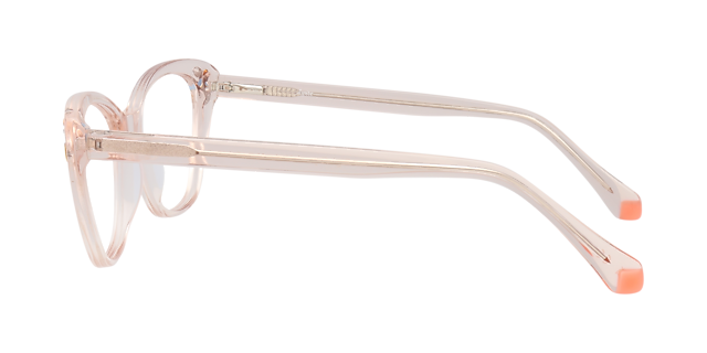 Gigi Crystal Nude AcetateEyeglass Frames for Glasses Direct, Side View