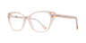 Gigi Crystal Nude AcetateEyeglass Frames for Glasses Direct, Angle View