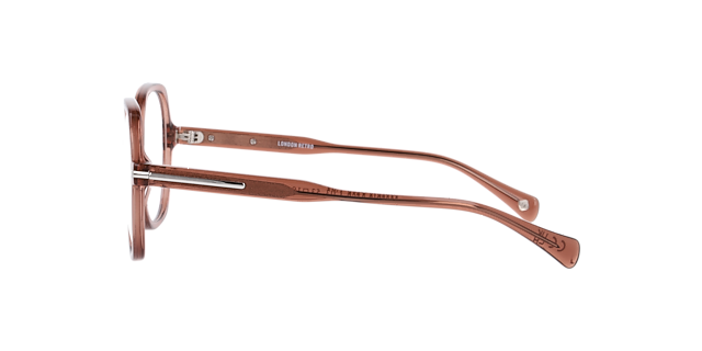 Marble Arch Crystal Nude AcetateEyeglass Frames for Glasses Direct, Side View