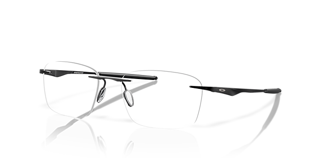 Wingfold™ EVS Satin Black TitaniumEyeglass Frames for Glasses Direct, Angle View