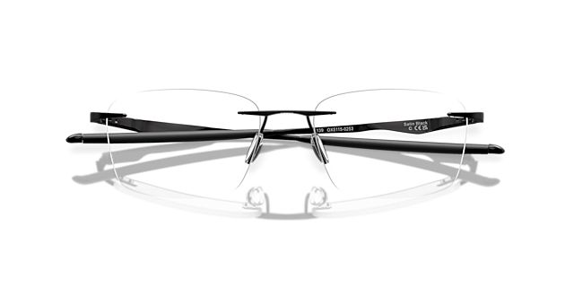 Wingfold™ EVS Satin Black TitaniumEyeglass Frames for Glasses Direct, Closed View