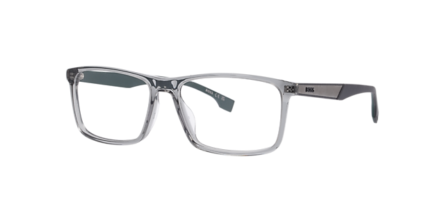 Boss 1768/G Grey AcetateEyeglass Frames for Glasses Direct, Angle View