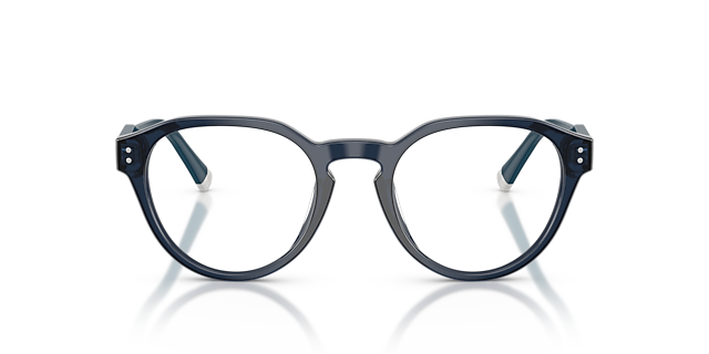 PH2304U Shiny Transparent Navy Blue AcetateEyeglass Frames for Glasses Direct, Front View