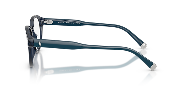 PH2304U Shiny Transparent Navy Blue AcetateEyeglass Frames for Glasses Direct, Side View