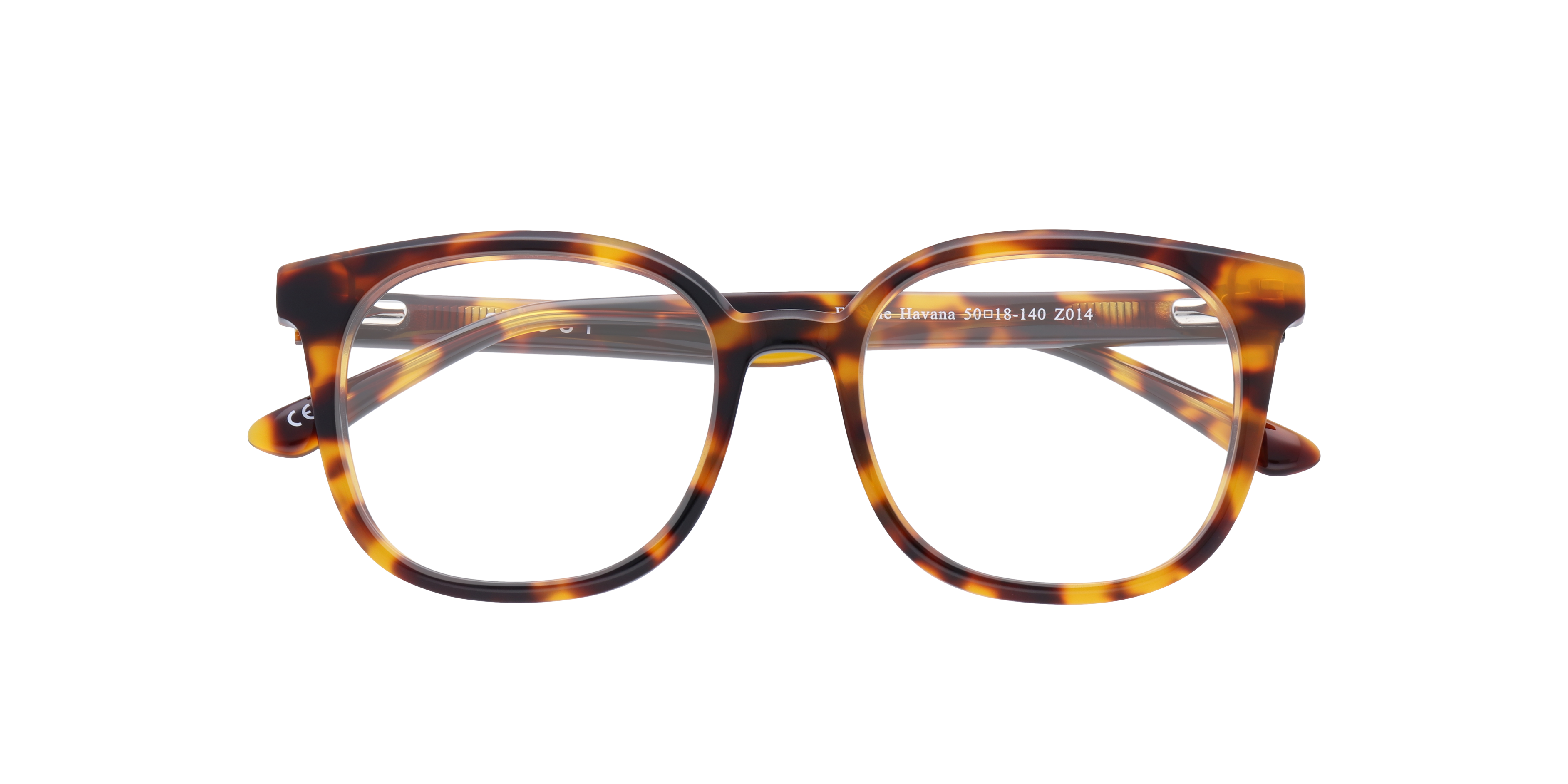 Freddie Havana AcetateEyeglass Frames for Glasses Direct, Closed View